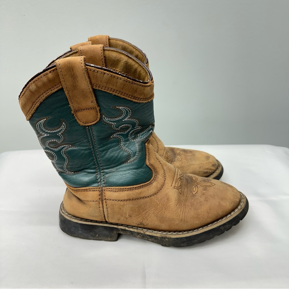 Itasca cowboy boots youth boys 2 - Picture 3 of 7